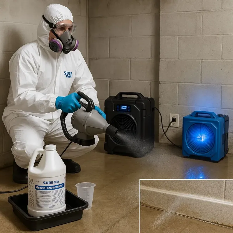 Sanitization and Odor Removal process in Downey, CA