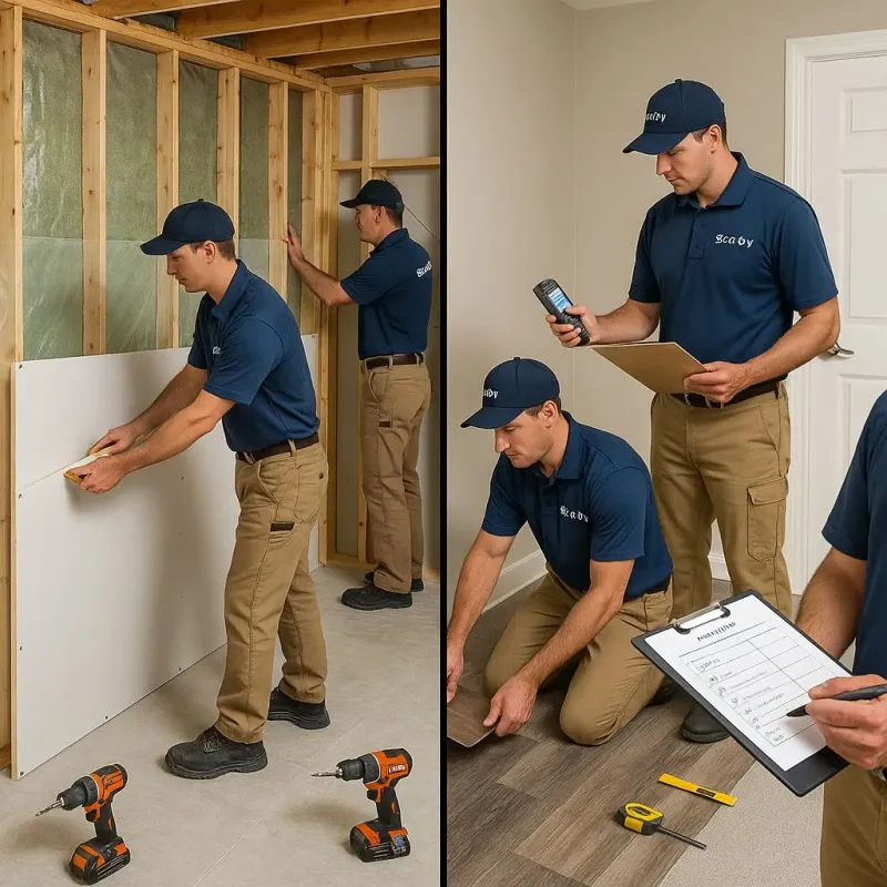 Repairs and Reconstruction process in Downey, CA